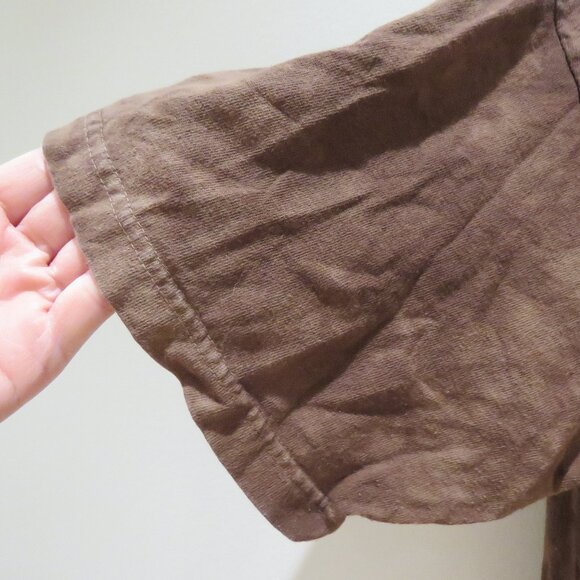 THE MOUNTAIN Hippo Print Distressed Tie Dye T-Shirt in Brown Hippie Y2K Boho XL - Picture 6 of 14